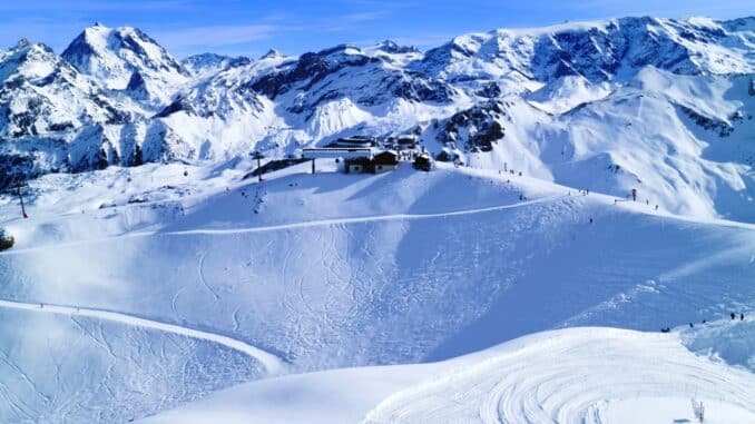 chairlift view on mountain