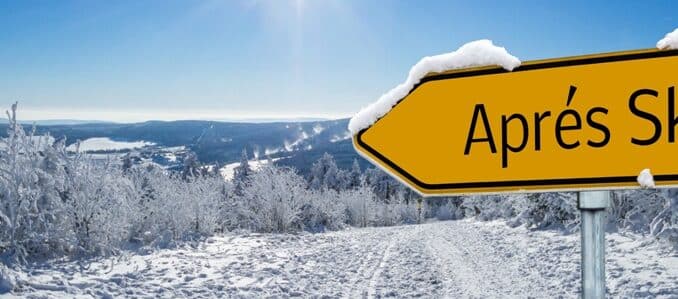 sign to apres ski